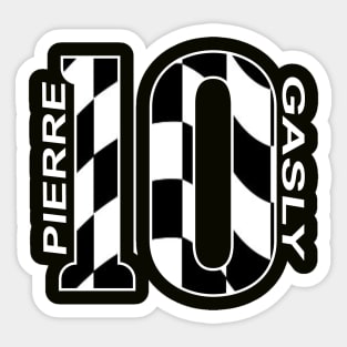 alphatauri pierre gasly 10 Sticker